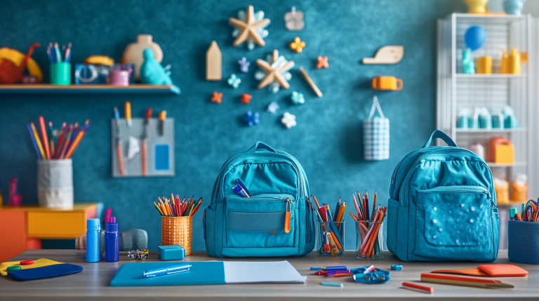 plecak i przybory szkolne